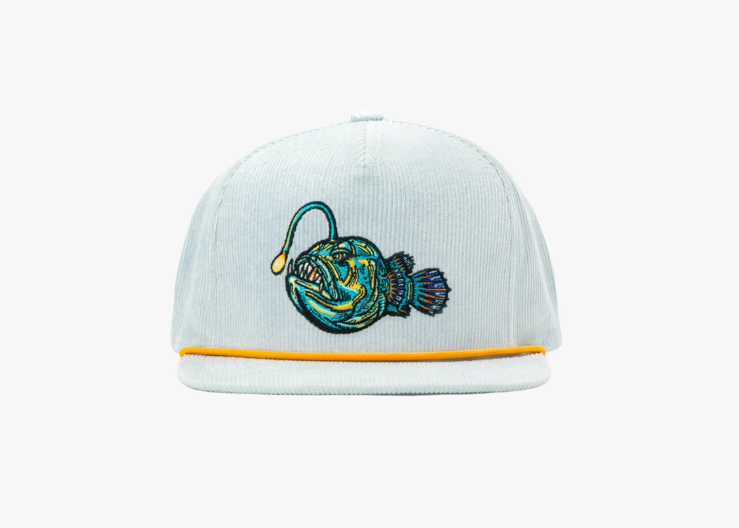 Anglerfish Flat Brim Corduroy Hat - Image 4