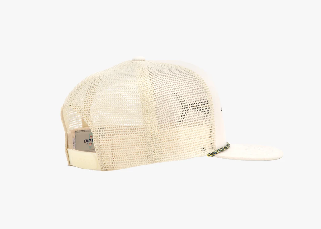 Black Marlin - Flat Brim Twill Trucker Hat - Image 6