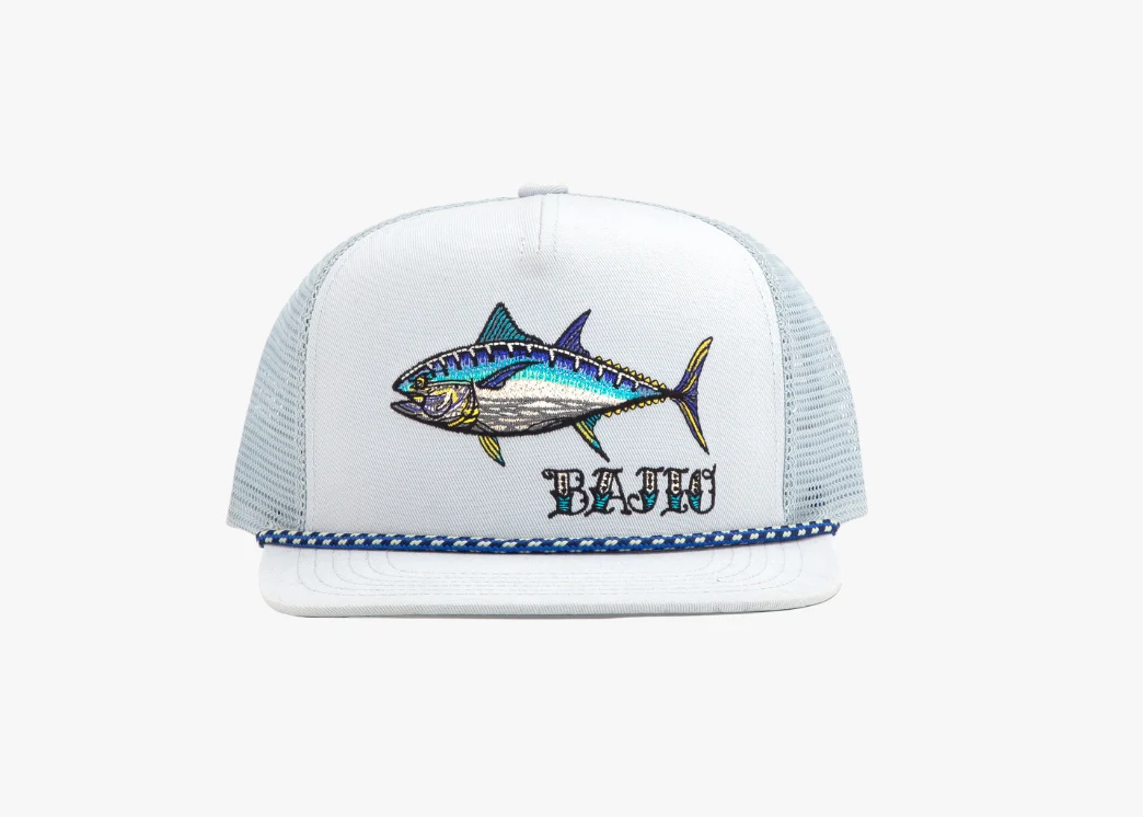 Bluefin Tuna - Flat Brim Twill Trucker Hat - Image 4
